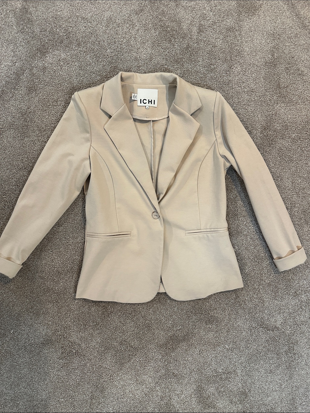 Ichi Blazer In Cream